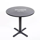 Modern cast iron table legs round dining table