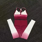 Absorb Sweat Quick-drying Yoga Set Sexy Scrunch Bum Yoga Clothing Set Sports Women Yoga Suit
