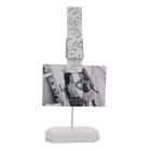 Hot selling screen printed large clothespin photo picture frame