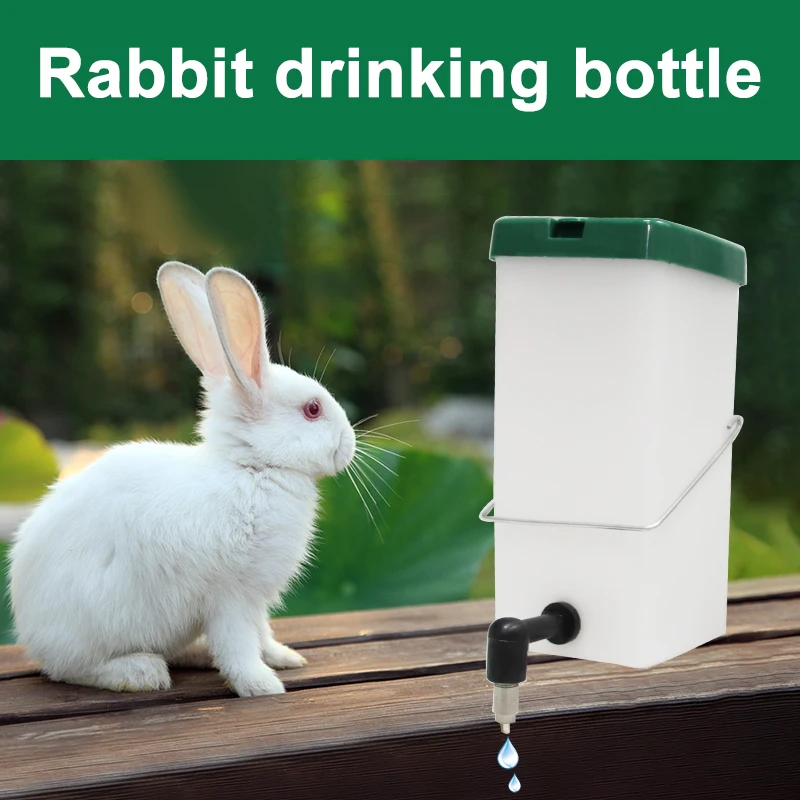 Bebederos de Agua para Aves de Corral de 500 ml/1000 ml, Bebederos de Agua para Conejos, Bebederos de Agua con Tetina
