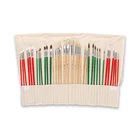 36 pcs popular artist wooden handle bristle paint brush set