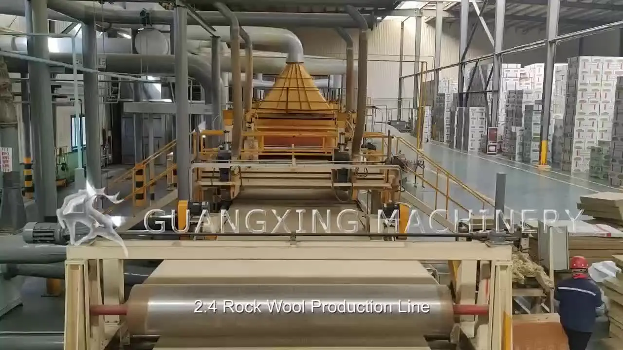 Automatic Thermal Insulation Mineral Rock Basalt Wool Production Line