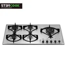 Stainless Steel Gas Hob Home Kitchen Appliance 5 Burner