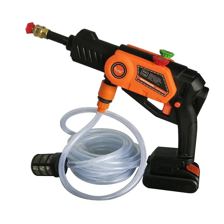 20V 2000mAh battery cordless battery operated high pressure washer