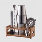 Factory Direct 28oz custom stainless steel recipe martini jigger bar tools set wine boston cocktail shaker