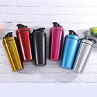 GYM Sport Water Bottle Stainless steel Double Wall Vacuum Protein Shaker For Whey/Milk
