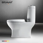Bathroom Sanitary Western White Toilet Top Dual Flush P/S Trap One Piece Siphon Chinese WC Toilet