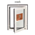 Thermal Break System Glazing Casement Window with Aluminium Frame Powder Coated Profile