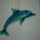 Handmade Liffy Coastal Home Used Dolphin Metal Wall Art Hanging Decoration