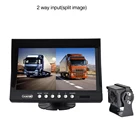 9 inch AHD 2 Split Screens 24V Truck Bus Trailers SUV Car Rear View Backup Camera and Monitor Kit System