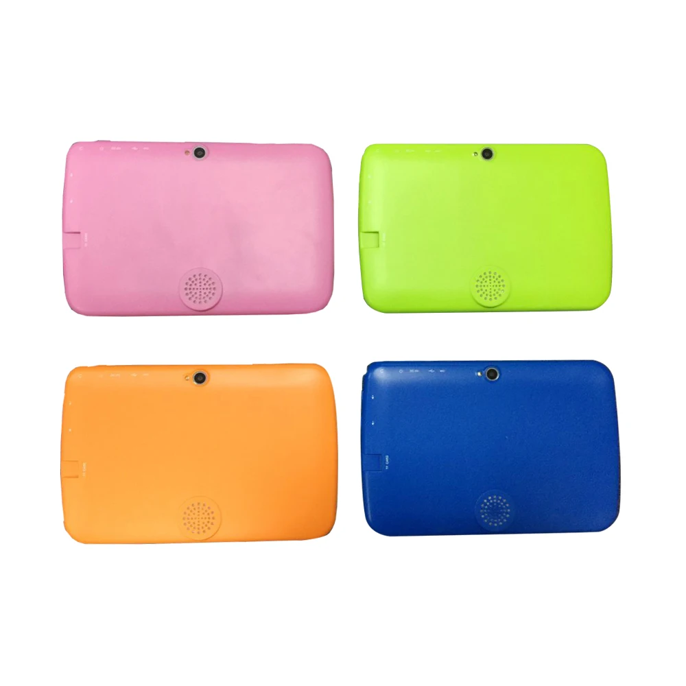 2020 New Arrival Preschool Educational Kids Android Tablet 7'' HD Display with Silicone Protect Case tab pc for baby kids tablet