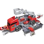 Educational Deformation Fire Truck Kids Rescue Learning Toys Car