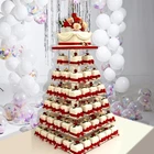 Fashion Wedding Clear Acrylic Cake Stand