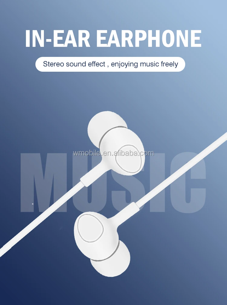 oem earphones private label earphone noise cancelling wired earphones - ANKUX.COM