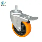 Anti-slip 3 inch industrial storage caster wheel for hand trolley