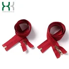 Nylon Zipper Nylon Waterproof Zipper Reliable Quality 7# Red Garment Close-end Nylon Waterproof Zipper