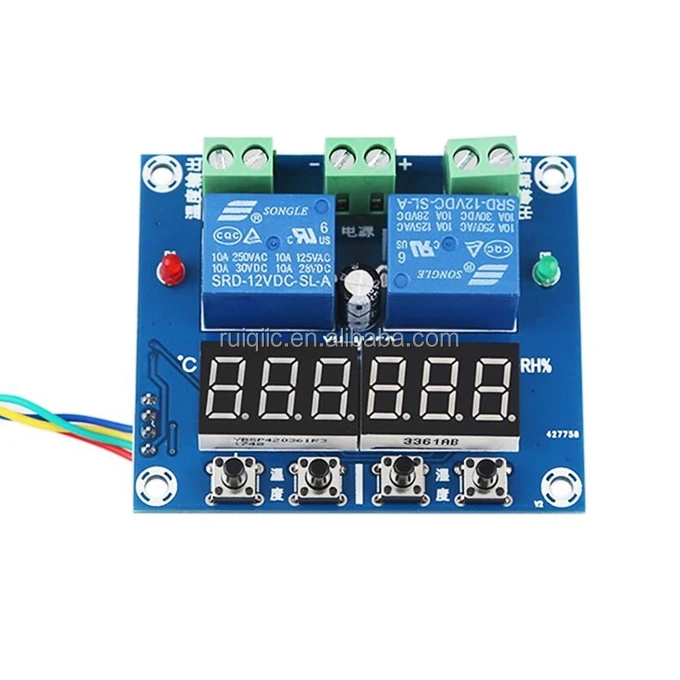 Xh M452 Dc 12v Led Digital Thermostat Temperature Humidity Control