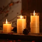 Handmade Candle Glass High Quality Decorative Candle Jars Glass Votive Candle Holder Round Glass Candle Holder