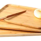 Cheap Reusable Kids Children Adult Bamboo Tray Bamboo Plates