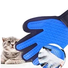 Hot Sale pet glove dog grooming gloves brush with cat