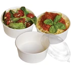 SR Wholesale Custom Restaurant Eco white paper salad bowl
