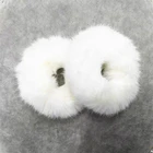 Fur Hair Promotion High Quality Artificial Fur Hair Band Customized Packing Multicolor Elastic Hair Band