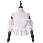 Wholesale original design sweet lolita sleeveless white women blouse