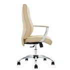 Steel Chair Foshan Shunde Furniture Stainless Steel Frame Cheap Manager PU Leather Chair