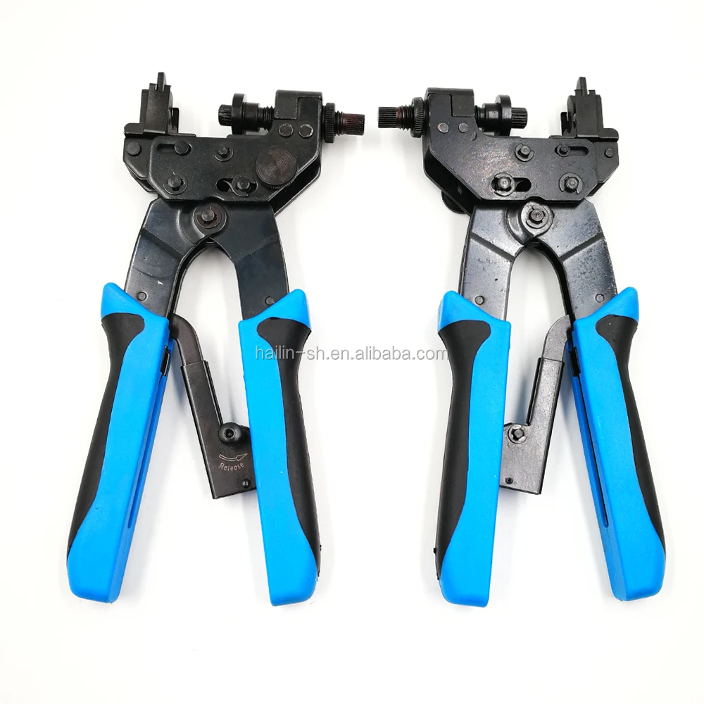Coax Cable Ratchet Căng Nối HT-H510B Cho Mạng Crimper Máy Tính Nén Công Cụ