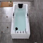 High quality Acrylic apron bathtub with handle in xuancheng factory