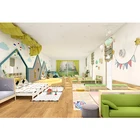 Kids Chair Furniture COWBOY Kids Table And Chair Set Modern Kindergarten School Wooden Furniture