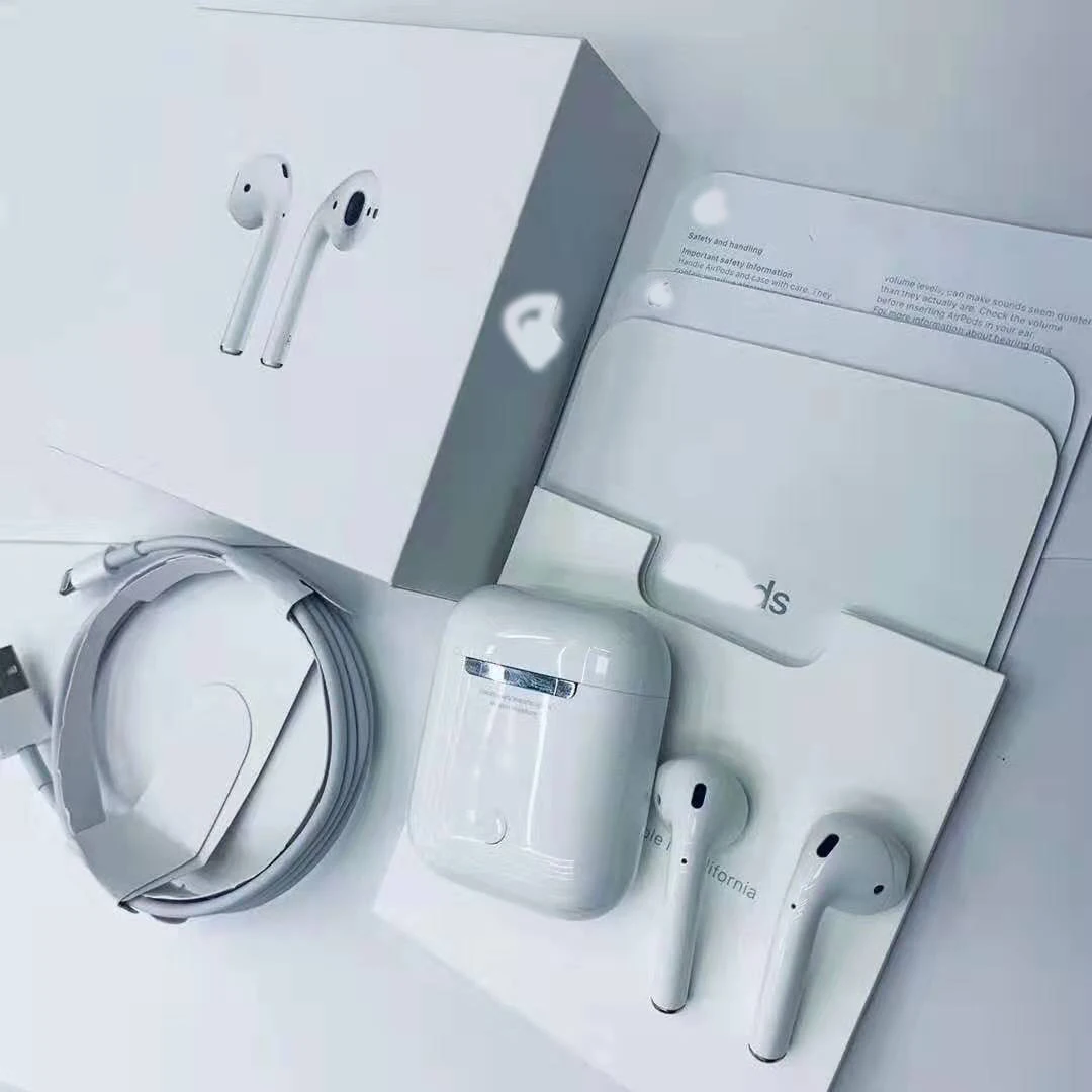 For apple earbuds wireless earphones For 1:1air second Generation pod2 stereo With wireless charging for iPhone - ANKUX.COM