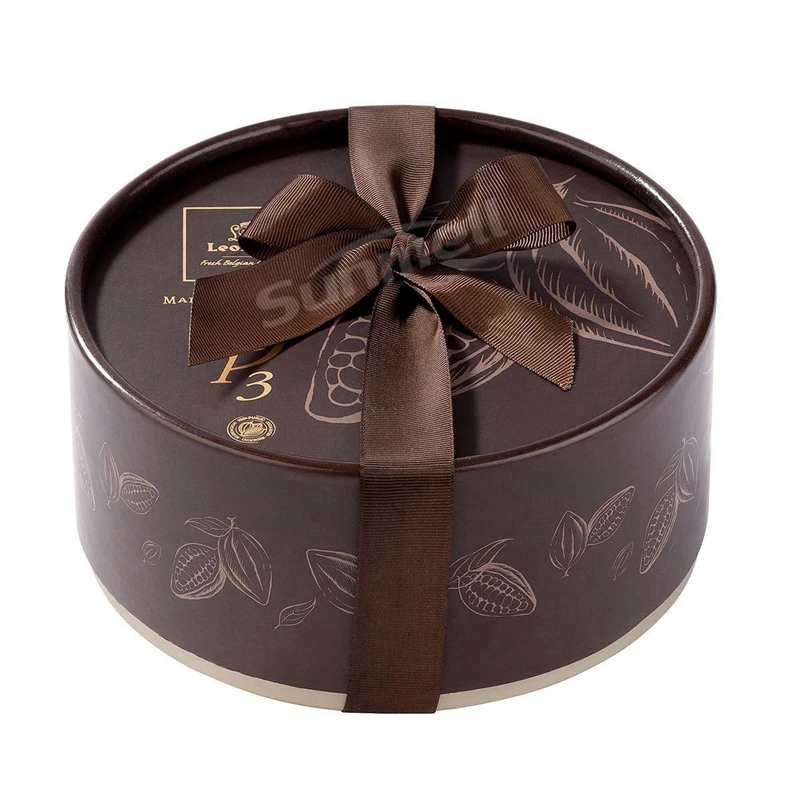 4- luxury red gift box for chocolate and candy packaging