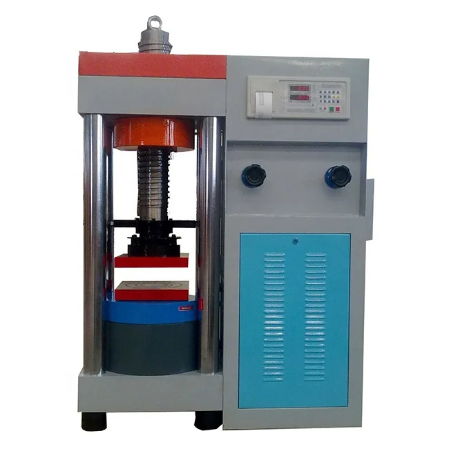 2000kn utilizó hormigón máquina de prueba de compresión de las exportaciones a Asia y África