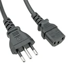 italy Standard Power Cord Plug 3 prong To c13 connector power cord 220v power cord cable