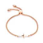 Wholesale stylish cross charm bracelet set Mala ball beads religious bangle for men women