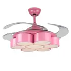 High quality decorative remote switch light fan with lights