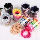 100 pieces/set of hair accessories girls rubber band headband ladies and children elastic hair loop