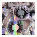 3d Packing 2020 Newest 100% Handmade Wholesale 3D Mink Lashes With Eyelashes Box Packing Custom Private Label