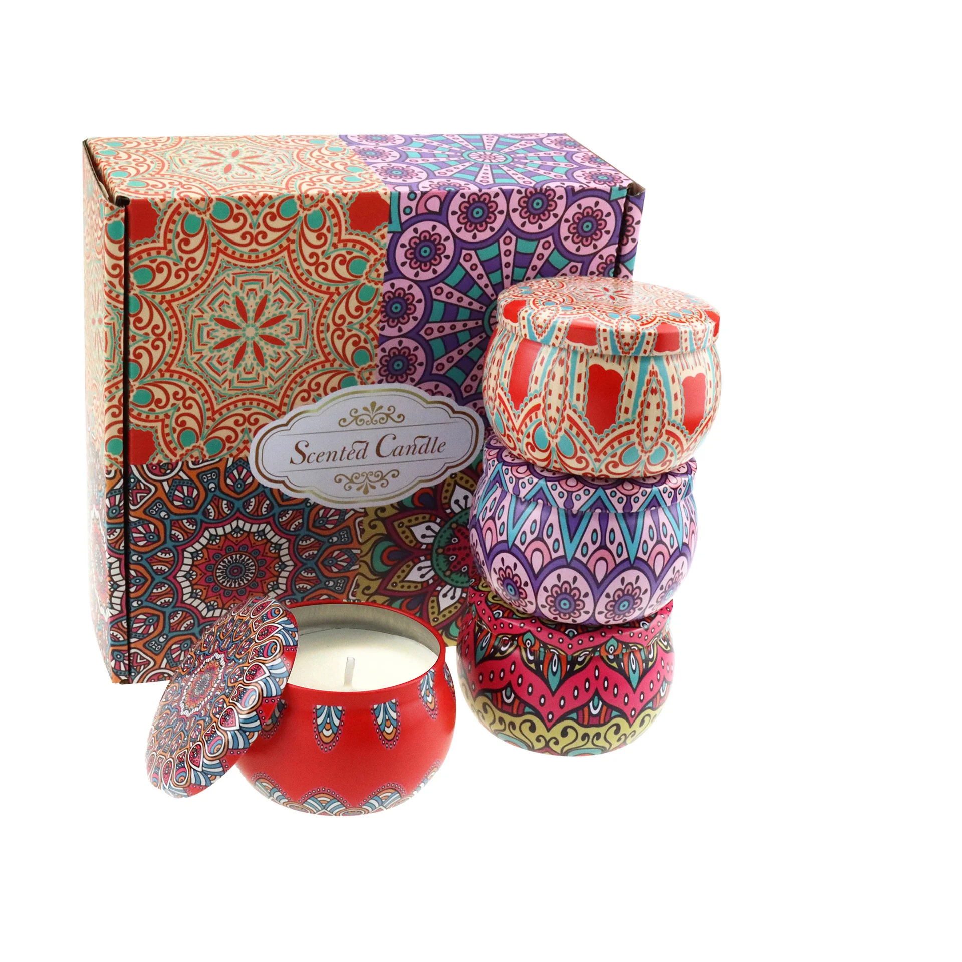 home decoratio gift boxes set of 4 pcs scented