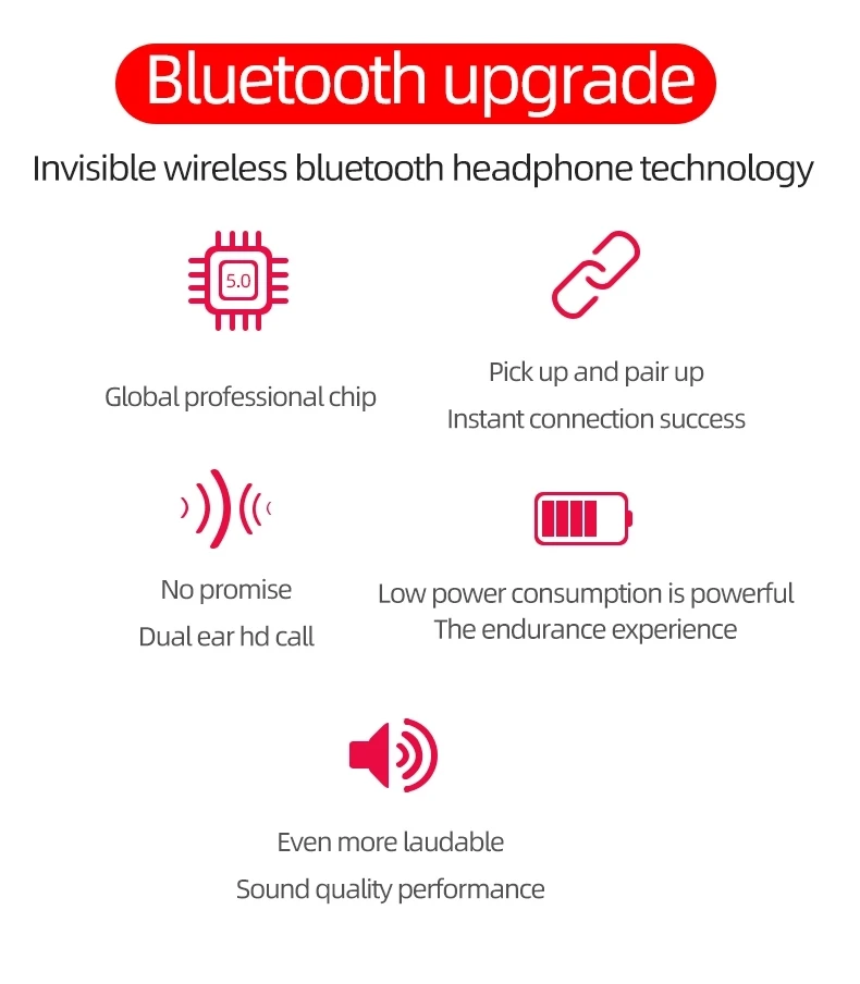 For Redmi AirDots V5.0+EDR for mi earphone In-ear Blue tooth Headphone for xiaomi earphone - ANKUX.COM