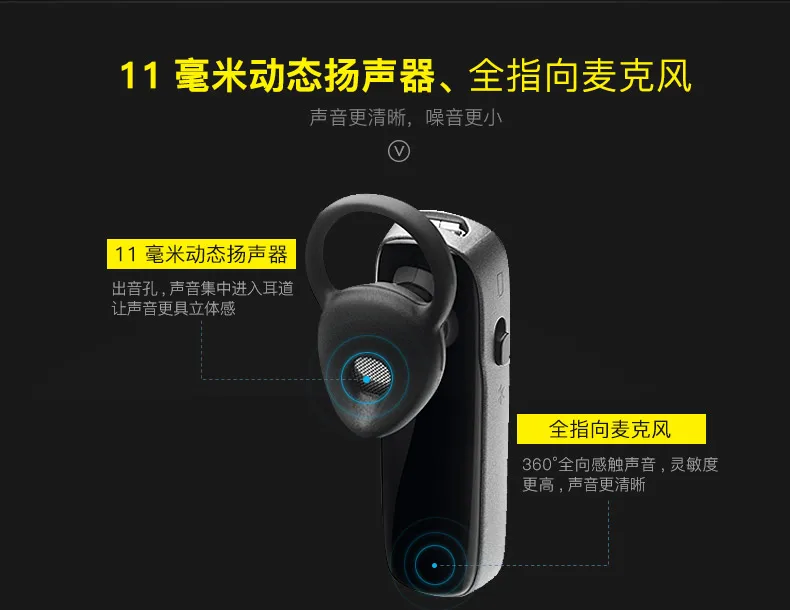 BIueT00TH Earphone Hands Free BIueT00TH 4.1 Wireless earphone with MIC New for Mobile Phones - ANKUX.COM