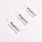 Printed Clothing Washing Labels Size Tags Kids/Baby Care Size Labels for shoes doll