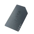 Metal Logo Business Card Blank Metal Business Card Metal VIP Card with Laser Cut Logo