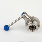 Ornamental high temperature butterfly valve