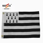 100% Polyester Printed Toronto India Satin Table Cloth Flag