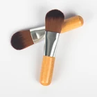 Customize Logo Wooden Handle Skin Care Makeup Face Mask Brush Mini Mask Brush