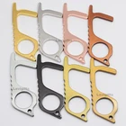 Key Custom Door Opener Tool Key Chain Door Opener Custom Metal No Touch Touchless Door Opener Tool