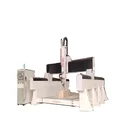 Easy To Operate Custom Made 9kw HSD Spindle 180 Degree Rotary 3d Model Making Styrofoam Cnc Milling Machine ST2030