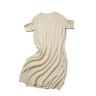 New Design Autumn Winter Pullover 100% Women Knitted Cashmere Long Sweater